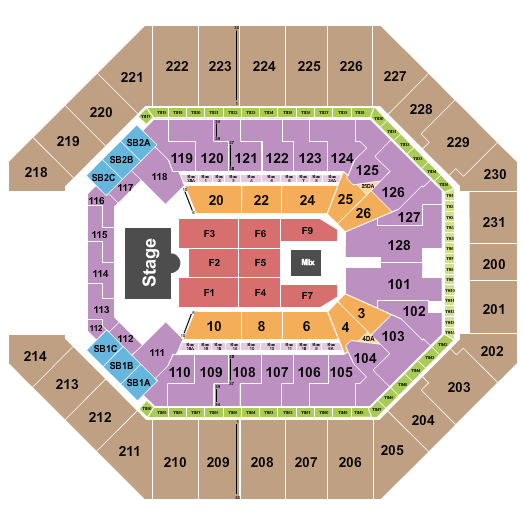 Frost Bank Center Rush Seating Chart